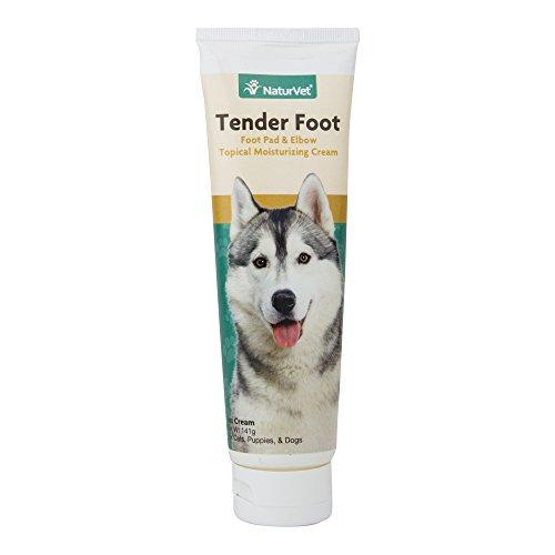 NaturVet Tender Foot, Foot Pad & Elbow Topical Moisturizing Cream for Cats, Puppies and Dogs, 5 oz Cream, Made in USA Animal Wellness NaturVet 