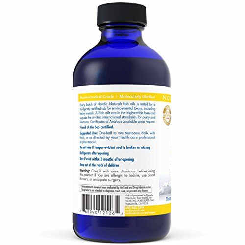 Nordic Naturals ProOmega Liquid - Fish Oil, 1460 mg EPA, 1010 mg DHA, High-Intensity Support for Cardiovascular, Neurological, Eye, Joint, and Immune Health* 8 oz. Supplement Nordic Naturals 