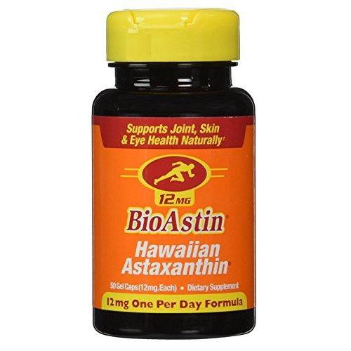 BioAstin Hawaiian Astaxanthin – 50 ct – 12mg Supplement Nutrex Hawaii 