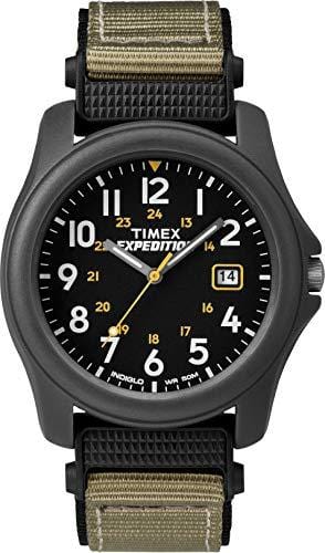 Timex Men's T42571 Expedition Camper Gray Nylon Strap Watch Watch Timex 