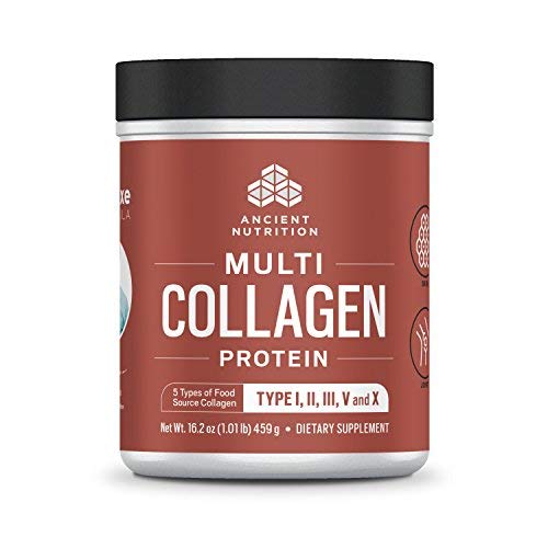 Ancient Nutrition Multi Collagen Protein Powder, 45 Servings, 5 Types of Food Sourced Collagen, Providing Types I, II, III, V, and X Supplement Ancient Nutrition 