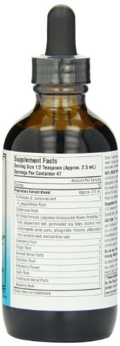 Source Naturals Wellness Herbal Resistance Liquid Subligual - Non-Alcohol, 100% Pure With Echinacea, Yin Chiao, Goldenseal & More - 4 oz Supplement Source Naturals 