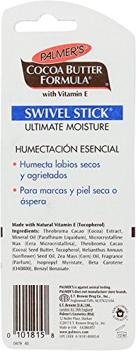 Palmer's Cocoa Butter Formula Swivel Stick Ultimate Moisturizing Lip Balm, 0.5 Ounce (Pack of 3) Skin Care Palmer's 