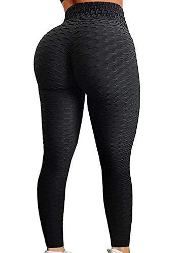ZFLL Leggings,Women Seamless Leggings Fitness Yoga Pants High Waist Push Up  Booty Workout Scrunch Trousers Gym Girl Running Sports Pants,Pants Black  30,L: Buy Online at Best Price in UAE 