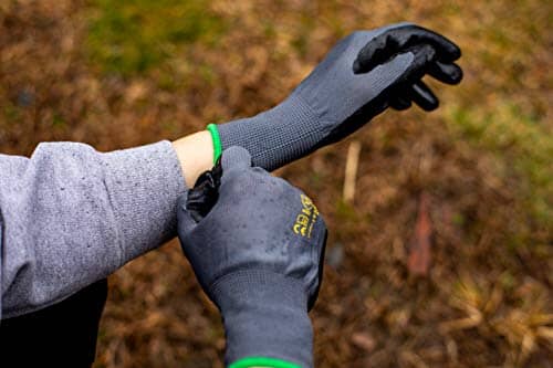 6 PAIRS Men's Working Gloves with Micro Foam Coating - Garden Gloves Texture Grip - men’s Work Glove For general purpose, construction, yard work, Medium Tools G & F Products 
