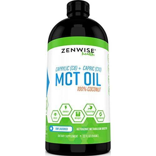 Natural Coconut MCT Oil Supplement Zenwise Health 