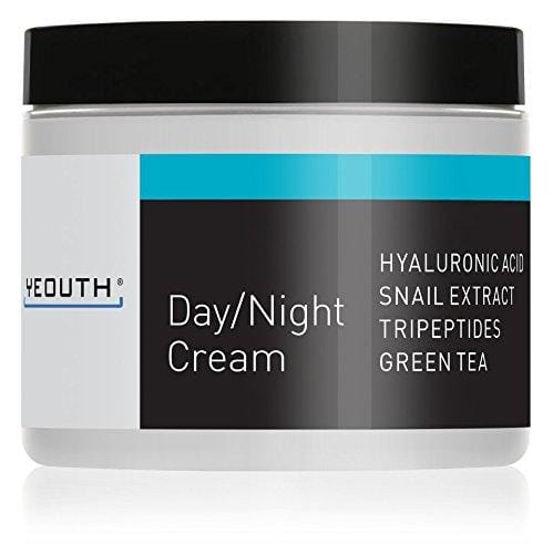 YEOUTH Day Night Moisturizer for Face with Snail Extract, Hyaluronic Acid, Green Tea, and Peptides, Anti Aging Day Cream or Night Cream Moisturizer for Dry Skin, 4 oz - GUARANTEED Skin Care Yeouth 