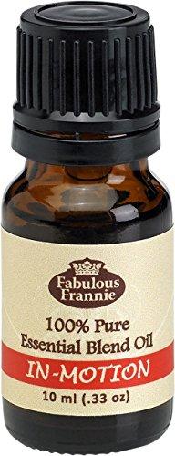 In-Motion Pure Essential Oil Blend 10mL made with Lavender, Lemon, Peppermint, Ginger and Anise by Fabulous Frannie Essential Oil Fabulous Frannie 