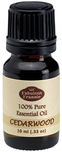 CEDARWOOD 100% Pure, Undiluted Essential Oil Therapeutic Grade - 10 ml. Great for Aromatherapy! Essential Oil Fabulous Frannie 