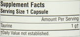 Source Naturals Taurine 500mg - 240 Capsules Supplement Source Naturals 