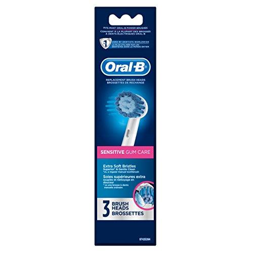 Oral-B Sensitive Gum Care Electric Toothbrush Replacement Brush Heads, 3 count Brush Head Oral B 