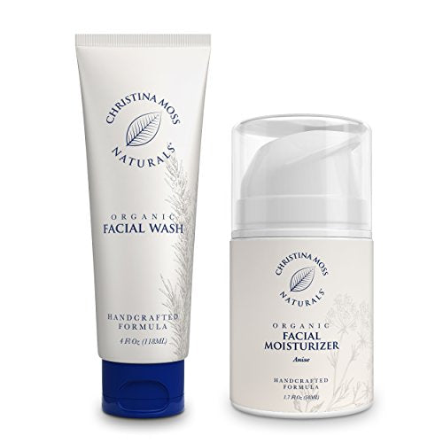 Face Wash - Facial Cleanser Made With Organic & Natural Ingredients - Skin Clearing Soap, Anti Blemish, Fights Acne, Non Drying, Non Oily No Harmful Chemicals. For Women & Men. Christina Moss Naturals Skin Care Christina Moss Naturals 