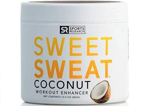 Sweet Sweat Coconut 'XL' Jar (13.5oz) | Helps increase Circulation, Motivation & Sweat during exercise | Manufactured in the USA Supplement Sports Research 