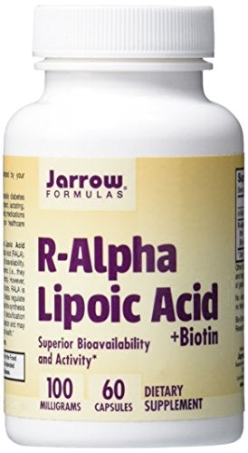 Jarrow Formulas R-Alpha Lipoic Acid, Supports Energy, Cardio Vascular Health, 100 mg, 60 Caps Supplement Jarrow 
