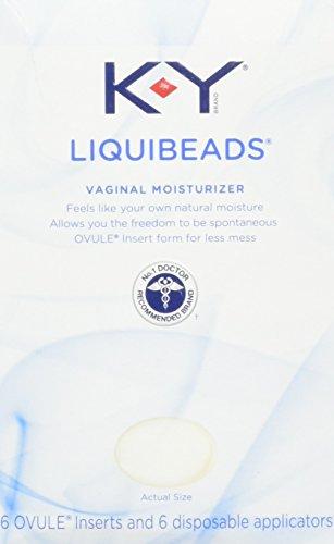 K-Y Liquibeads Vaginal Moisturizer, 6 Beads Lubricant K-Y 