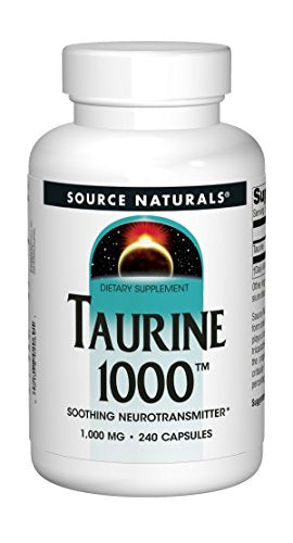 Source Naturals Taurine 500mg - 240 Capsules Supplement Source Naturals 