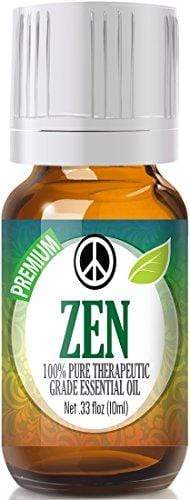 Zen Blend 100% Pure, Best Therapeutic Grade Essential Oil - 10ml - Sweet Marjoram, Roman Chamomile, Ylang Ylang, Sandalwood, Vanilla and Lavender Healing Solutions 
