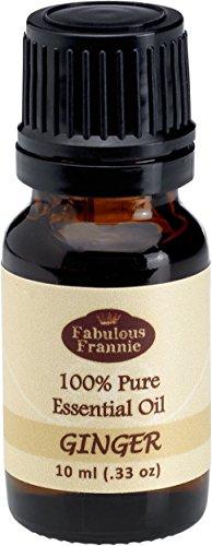 GINGER 100% Pure, Undiluted Essential Oil Therapeutic Grade - 10 ml. Great for Aromatherapy! Essential Oil Fabulous Frannie 