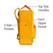 Fjallraven - Kanken Classic Backpack for Everyday, Warm Yellow Backpack Fjallraven 