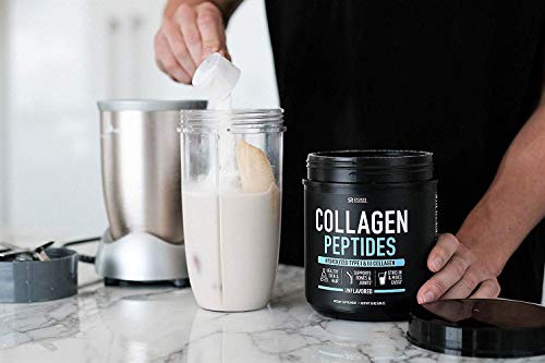 Collagen Peptides Powder (16oz) | Grass-Fed, Certified Paleo Friendly, Non-Gmo and Gluten Free - Unflavored Supplement Sports Research 