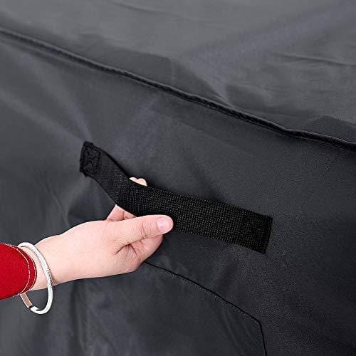 Tempera Patio Furniture Cover, Waterproof Outdoor Table and Chair Set Cover, Heavy Duty and UV Resistant, Space Grey, 108x82 inches Lawn & Patio Tempera 