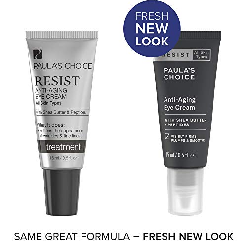 Paula's Choice RESIST-Anti-Aging Eye Cream w/Shea Butter & Peptides, 0.5 oz Tube Face Cream for Fine Lines & Wrinkles Around the Eye Skin Care Paula's Choice 