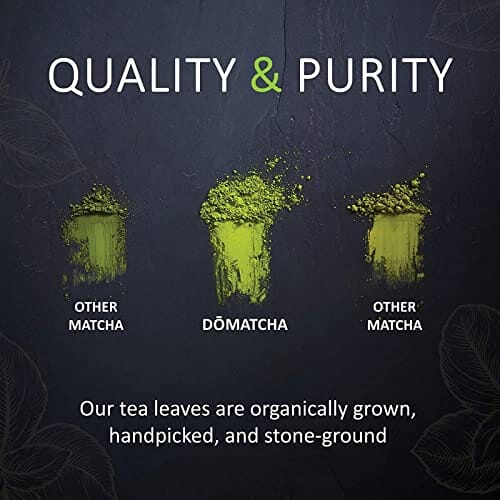 DoMatcha - Organic Ceremonial Green Tea Matcha Powder, Natural Source of Antioxidants, Caffeine, and L-Theanine, Promotes Focus and Relaxation, Kosher, 75 Servings (2.82 oz) Grocery DoMatcha 