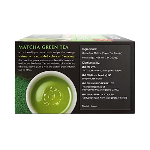 Ito En Traditional Matcha Green Tea 50 Count Zero Calories, Caffeinated Grocery Ito En 