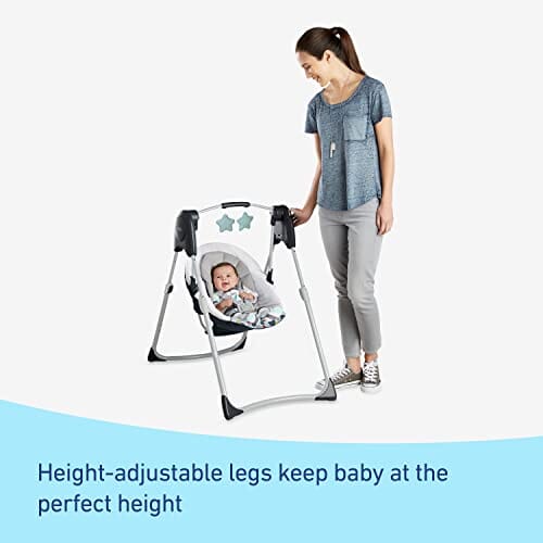 Graco® Slim Spaces™ Compact Baby Swing, Reign Baby Product Graco 
