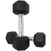 CAP Barbell SDPP-016 Color Coated Hex Dumbbell, Black, 8 pound, Pair Sport & Recreation CAP Barbell 