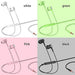 A12 Headphones Earphones Earbuds Earphones, Noise Islating, High Definition, Stereo for Samsung, iPhone,iPad, iPod and Mp3 Players（Black, White, Green, Pink (Black+White+Pink+Green 4pairs) Electronics YNR 
