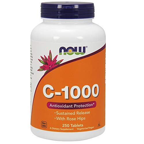NOW Vitamin C-1000 Sustained Release,250 Tablets Supplement NOW Foods 