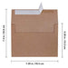 Supla 150 Pcs A7 Invitation Envelopes in Brown Kraft Peel & Seal Self Seal 5 1/4 x 7 1/4 Envelopes 100lbs. Paper Stock for Weddings Shower Invitations Mailings Announcements 5 x 7 Greeting Cards Office Product Supla 