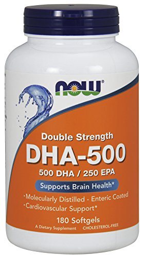 NOW DHA-500,180 Softgels Supplement NOW Foods 