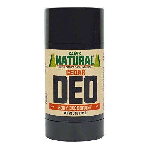 Natural Deodorant Stick - Cedar, Aluminum Free, Vegan, Cruelty Free Beauty & Health Sam's Natural 