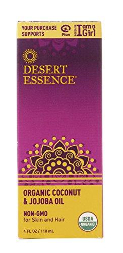 Desert Essence Org. Coconut and Jojoba Oil 4 fl oz Essential Oil Desert Essence 