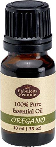 Oregano 100% Pure, Undiluted Essential Oil Therapeutic Grade - 10 ml. Great for Aromatherapy! Essential Oil Fabulous Frannie 
