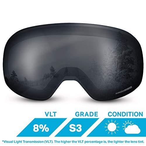 WildHorn Outfitters Roca Extra/Replacement Frameless Snow Goggle Lens Ski WildHorn Outfitters 