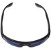 Costa del Mar Saltbreak Polarized Iridium Wrap Sunglasses, Black with Blue Mirror Polarized Lens, 64.5 mm Sunglasses Costa Del Mar 