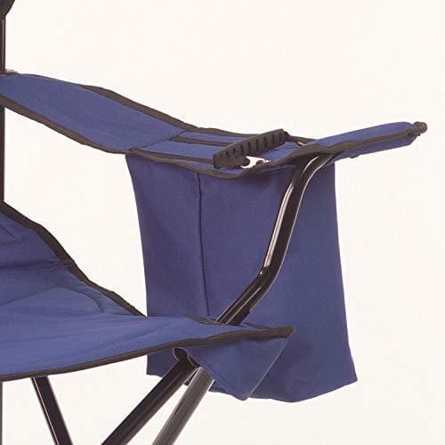 Coleman Cooler Quad Portable Camping Chair, Blue Outdoors Coleman 