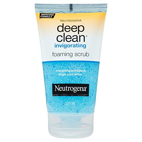 Neutrogena Deep Clean Invigorating Foaming Face Scrub with Glycerin, Cooling & Exfoliating Face Wash to Remove Dirt, Oil & Makeup, 4.2 fl. oz Skin Care Neutrogena 