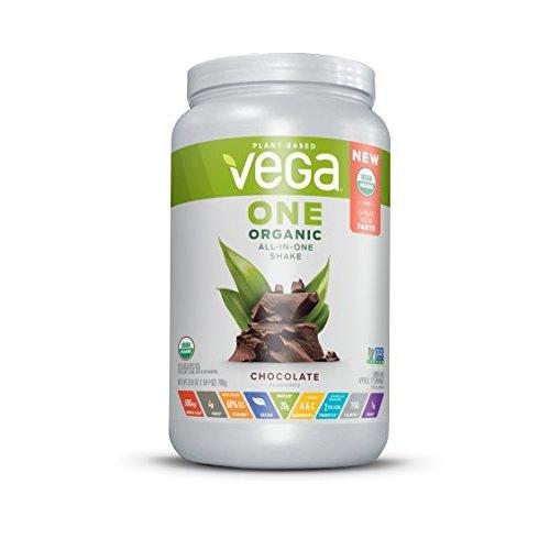 Organic All-in-One Shake, Chocolate, 17 Servings Supplement Vega 