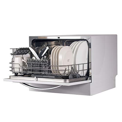BLACK+DECKER BCD6W 6 Place Setting ENERGY STAR Portable Compact Countertop Dishwasher Major Appliances BLACK+DECKER 