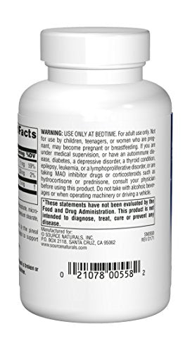 Source Naturals Sleep Science Melatonin 5mg Promotes Sleep and Relaxation - Supports Natural Sleep/Wake Patterns and Rhythms - 240 Tablets Supplement Source Naturals 