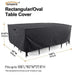 Tempera Patio Furniture Cover, Waterproof Outdoor Table and Chair Set Cover, Heavy Duty and UV Resistant, Space Grey, 108x82 inches Lawn & Patio Tempera 