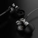 Earbuds, Betron BS10 Noise Isolating in Ear Headphones, Earphones with Microphone, Volume Control and Powerful Bass Sound Includes 3 Different Sized Pairs of Ergonomic Ear Buds and Carry Case, Black Electronics Betron 