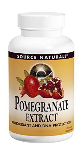 Source Naturals Pomegranate Extract 500mg Complete Whole Fruit Ellagic Acid Powerful Antioxidant & Immune Boosting Vitamin & Anti-Inflammatory - Supports Healthy Blood Pressue & Cholesterol For Overall Cell Health & Added Fiber - 240 Tablets Supplement Source Naturals 