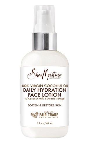SheaMoisture 100% Virgin Coconut Oil Daily Hydration Face Lotion, 3 Ounce Skin Care Shea Moisture 