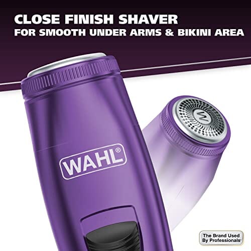 Wahl Pure Confidence Rechargeable Electric Trimer, Shaver, & Detailer for Smooth Shaving & Trimming of The Face, Under Arm, Eyebrows, & Bikini Areas – Model 9865-100 Beauty Wahl Clipper 