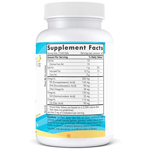 Nordic Naturals - Complete Omega Junior, Promotes Brain, Bone, and Nervous and Immune System Health, 90 Soft Gels Supplement Nordic Naturals 